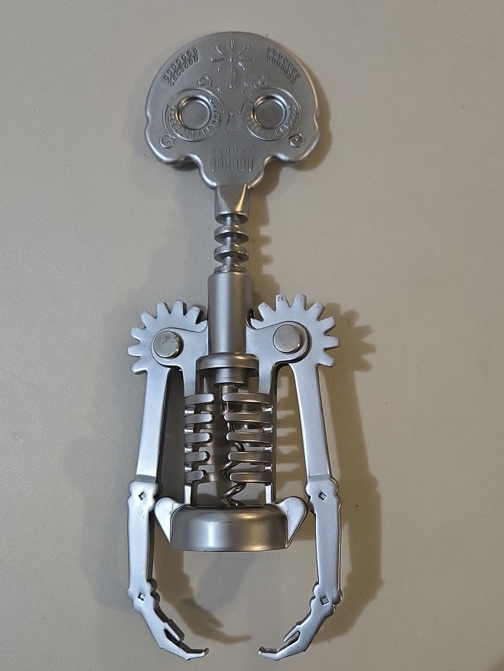 Kikkerland Skull Wine Bottle Opener